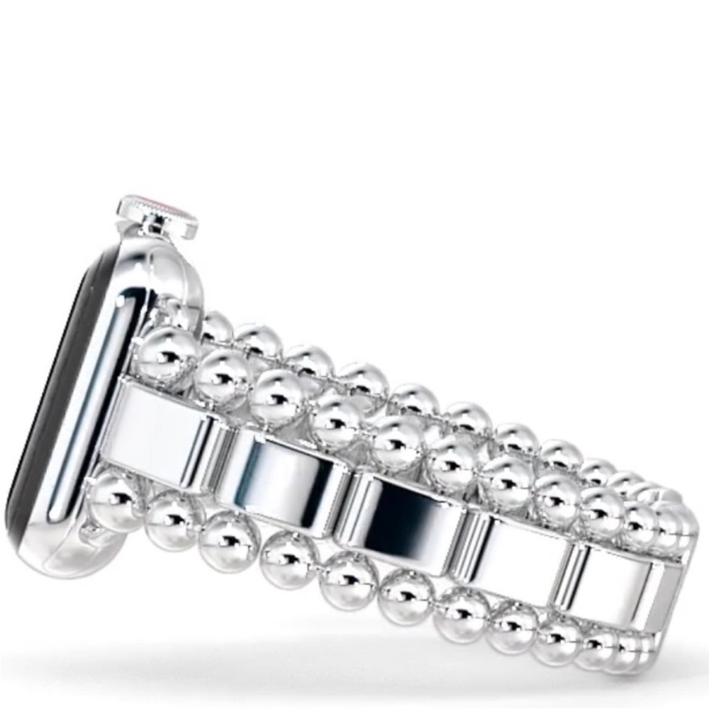 Lagos Smart Caviar Sterling Silver 38mm 40mm Apple Watch Bracelet
